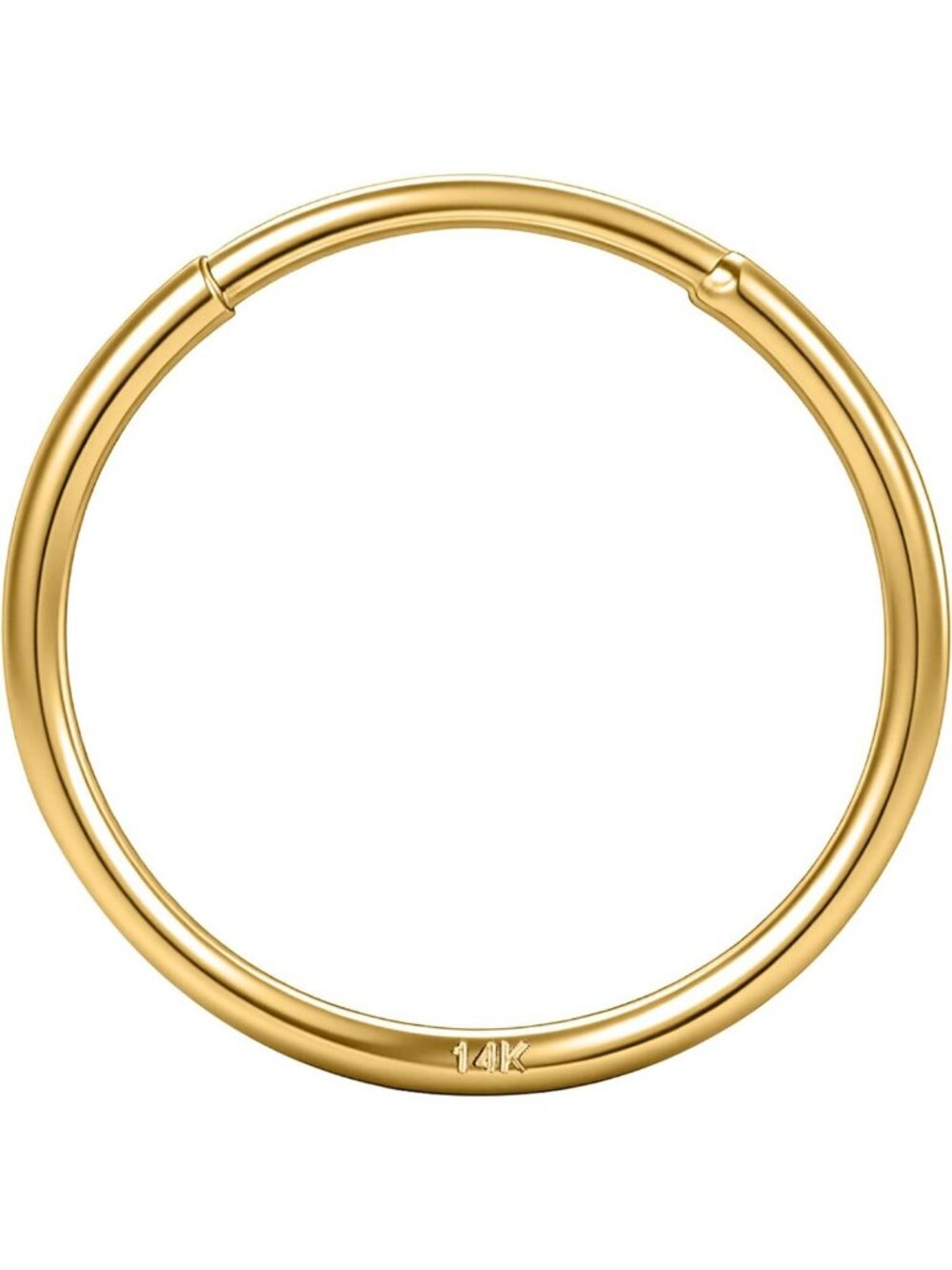 22G 14K Gold Nose Ring Unisex - Stylish Body Jewelry for Pierced Noses